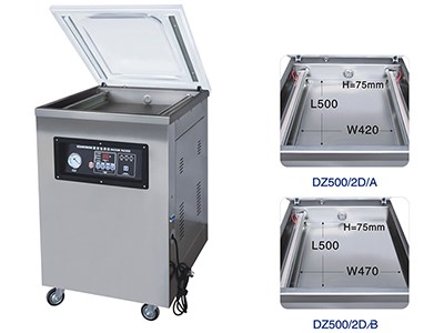 DZ（Q）500/2D Single room deepend vacuum packing machine